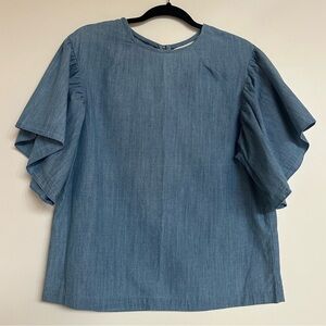 Olympia Etal Denim Chambray Blouse